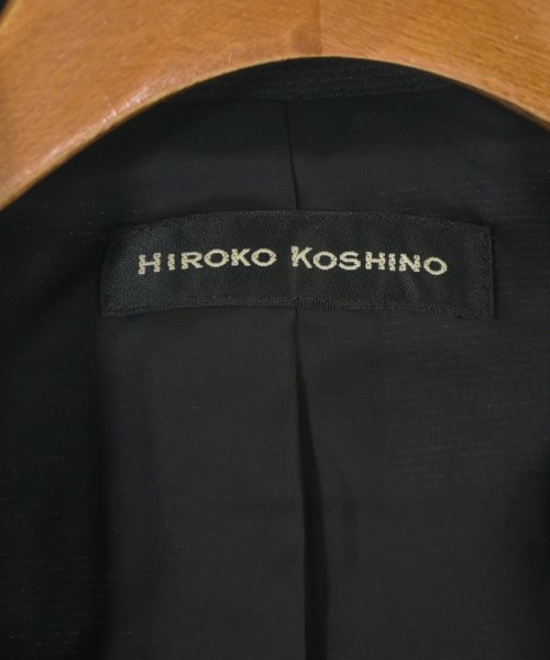 HIROKO KOSHINO（ヒロコ　コシノ）テーラードジャケット 黒 サイズ:38(S位) レディース/2200669012040