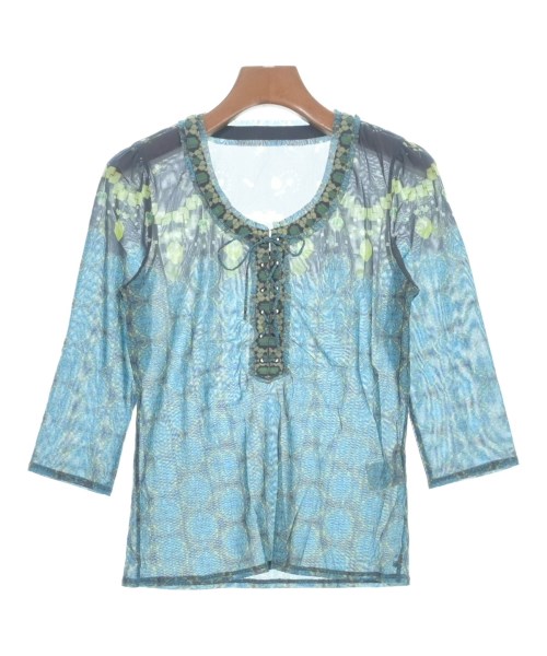 HIROKO KOSHINO(ヒロコ　コシノ)Tシャツ・カットソー 青 サイズ:38(S位)/2200669012224