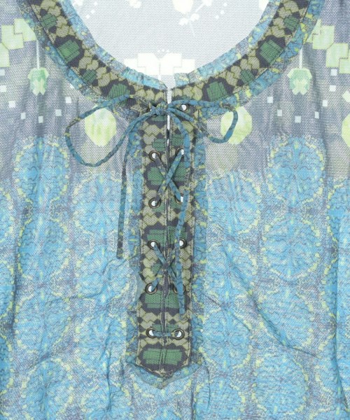 HIROKO KOSHINO（ヒロコ　コシノ）Tシャツ・カットソー 青 サイズ:38(S位) レディース/2200669012224