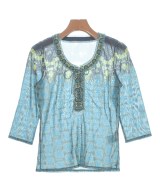 HIROKO KOSHINO（ヒロコ　コシノ）Tシャツ・カットソー 青 サイズ:38(S位) レディース/2200669012224