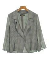 HIROKO KOSHINO（ヒロコ　コシノ）カジュアルジャケット 黒 サイズ:38(S位) レディース/2200669012279