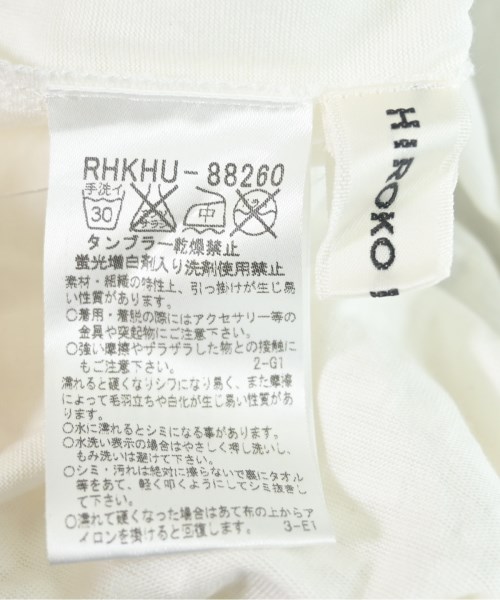 HIROKO KOSHINO（ヒロコ　コシノ）Tシャツ・カットソー 白 サイズ:38(S位) レディース/2200669012293