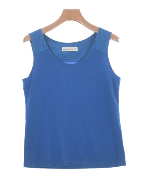 HIROKO KOSHINO(ヒロコ　コシノ)タンクトップ 青 サイズ:38(S位)/2200669012309