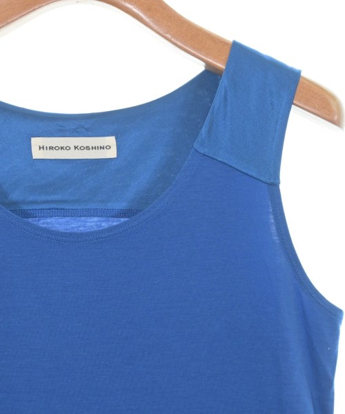 HIROKO KOSHINO（ヒロコ　コシノ）タンクトップ 青 サイズ:38(S位) レディース/2200669012309