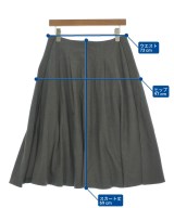 HIROKO KOSHINO（ヒロコ　コシノ）ひざ丈スカート グレー サイズ:40(M位) レディース/2200673560025