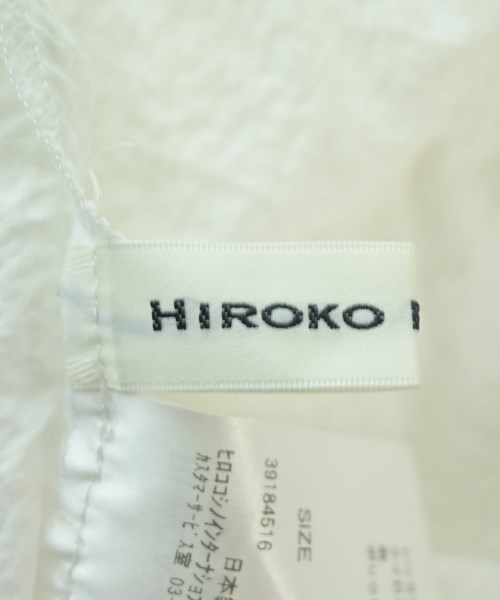 HIROKO KOSHINO（ヒロコ　コシノ）ブラウス 白 サイズ:38(S位) レディース/2200676141030