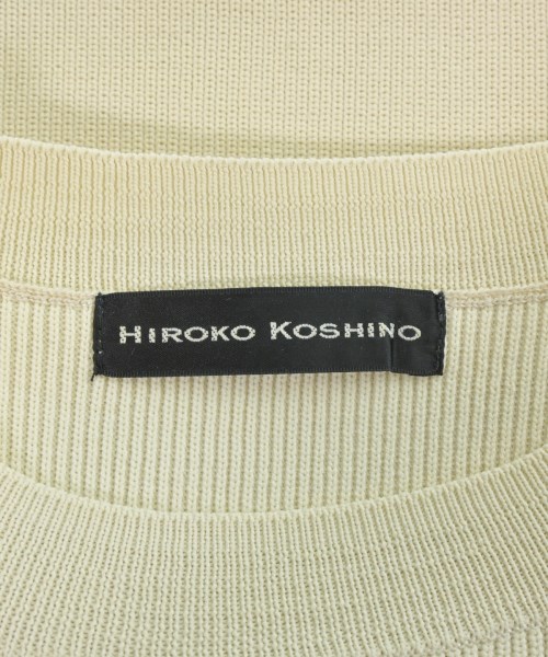 HIROKO KOSHINO（ヒロコ　コシノ）ニット・セーター 白 サイズ:38(S位) レディース/2200678015100