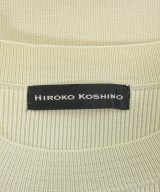 HIROKO KOSHINO（ヒロコ　コシノ）ニット・セーター 白 サイズ:38(S位) レディース/2200678015100