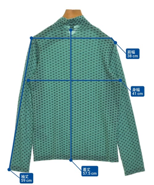 HIROKO KOSHINO（ヒロコ　コシノ）Tシャツ・カットソー 緑 サイズ:38(S位) レディース/2200677907079