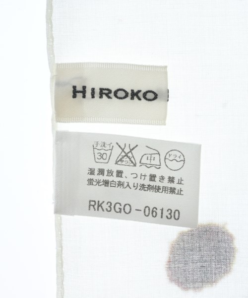 HIROKO KOSHINO（ヒロコ　コシノ）ストール 白 サイズ:- レディース/2200694047109
