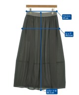 HIROKO KOSHINO（ヒロコ　コシノ）ロング・マキシ丈スカート グレー サイズ:38(S位) レディース/2200649503056