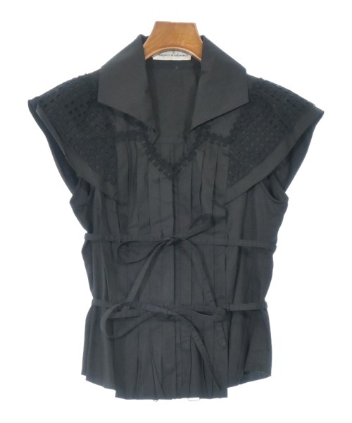 HIROKO KOSHINO(ヒロコ　コシノ)カジュアルシャツ 黒 サイズ:38(S位)/2200649503131