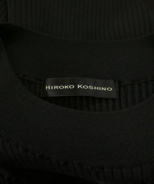 HIROKO KOSHINO（ヒロコ　コシノ）ニット・セーター 黒 サイズ:38(S位) レディース/2200649503223