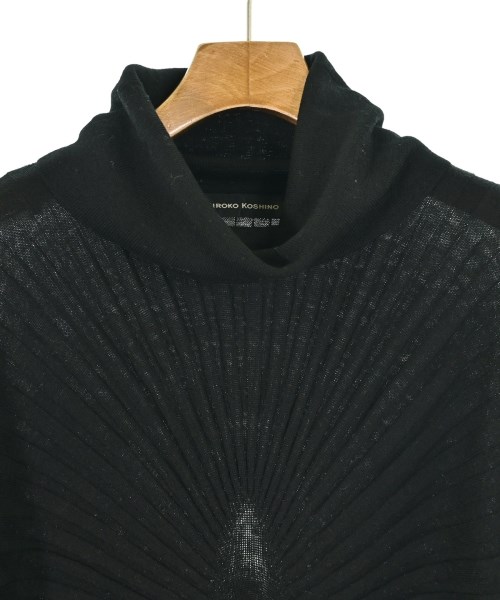 HIROKO KOSHINO（ヒロコ　コシノ）ニット・セーター 黒 サイズ:38(S位) レディース/2200649503278