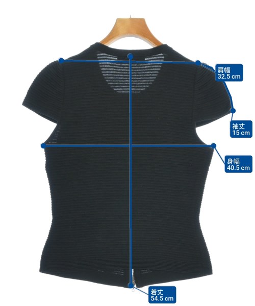 HIROKO KOSHINO（ヒロコ　コシノ）カーディガン 黒 サイズ:38(S位) レディース/2200649503315