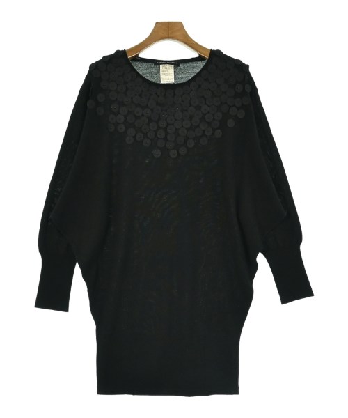 HIROKO KOSHINO(ヒロコ　コシノ)ニット・セーター 黒 サイズ:38(S位)/2200649503360