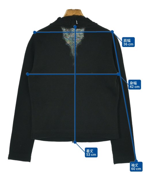 HIROKO KOSHINO（ヒロコ　コシノ）カーディガン 黒 サイズ:38(S位) レディース/2200649503490