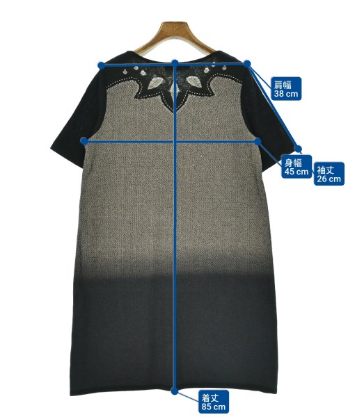 HIROKO KOSHINO（ヒロコ　コシノ）ワンピース 黒 サイズ:38(S位) レディース/2200649503513