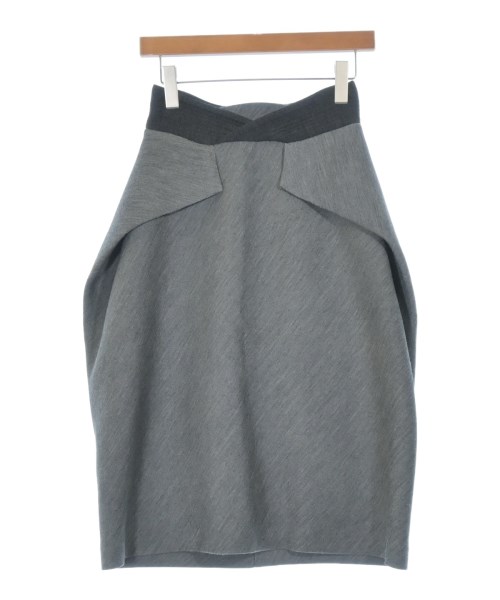 HIROKO KOSHINO(ヒロコ　コシノ)ロング・マキシ丈スカート グレー サイズ:38(S位)/2200649503568