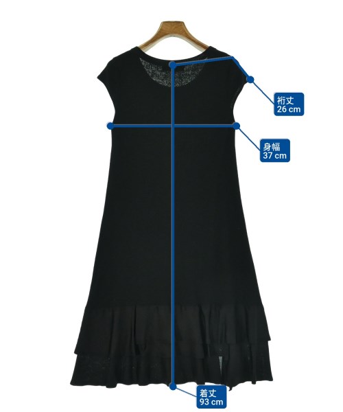 HIROKO KOSHINO（ヒロコ　コシノ）ワンピース 黒 サイズ:38(S位) レディース/2200649503629
