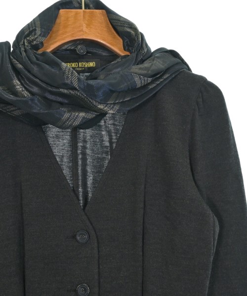 HIROKO KOSHINO（ヒロコ　コシノ）カーディガン グレー サイズ:38(S位) レディース/2200649503704