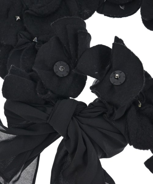 HIROKO KOSHINO（ヒロコ　コシノ）マフラー 黒 サイズ:- レディース/2200649503728