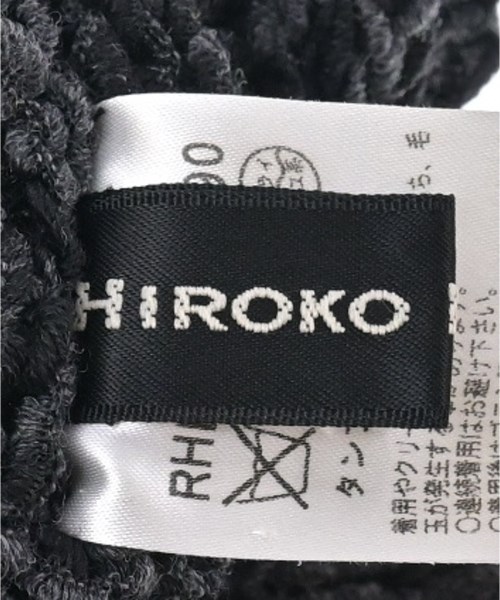 HIROKO KOSHINO（ヒロコ　コシノ）マフラー グレー サイズ:38 レディース/2200649503742