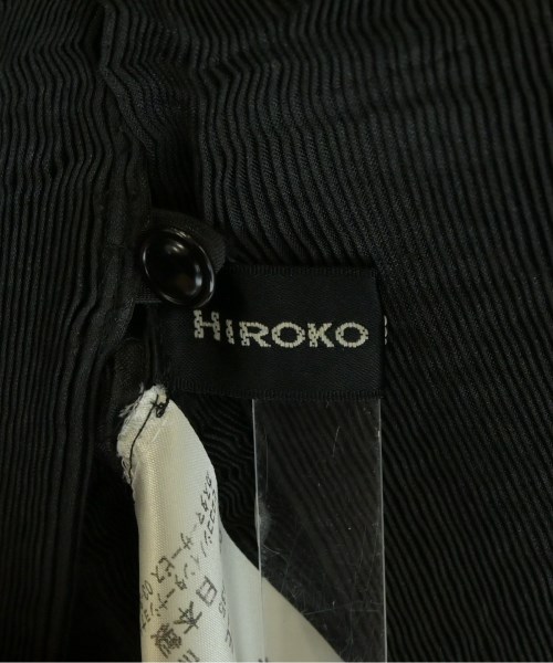 HIROKO KOSHINO（ヒロコ　コシノ）ブラウス 黒 サイズ:38(S位) レディース/2200656277070