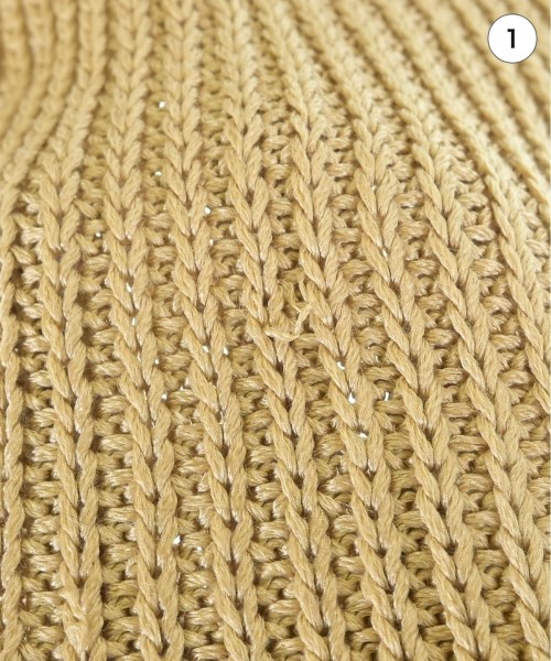 HIROKO KOSHINO（ヒロコ　コシノ）ニット・セーター ベージュ サイズ:9(M位) レディース/2200641068034