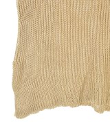 HIROKO KOSHINO（ヒロコ　コシノ）ニット・セーター ベージュ サイズ:9(M位) レディース/2200641068034