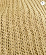 HIROKO KOSHINO（ヒロコ　コシノ）ニット・セーター ベージュ サイズ:9(M位) レディース/2200641068034