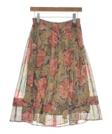 HIROKO KOSHINO（ヒロコ　コシノ）ロング・マキシ丈スカート 茶 サイズ:38(S位) レディース/2200641068058