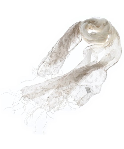 HIROKO KOSHINO(ヒロコ　コシノ)ストール 白 サイズ:-/2200641068065