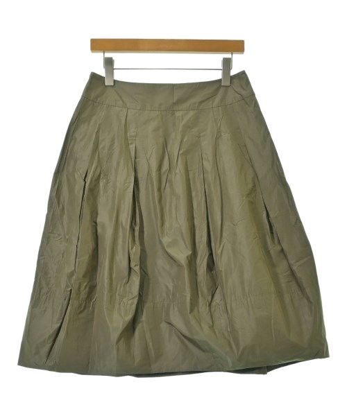 HIROKO KOSHINO(ヒロコ　コシノ)ひざ丈スカート カーキ サイズ:40(M位)/2200649641031