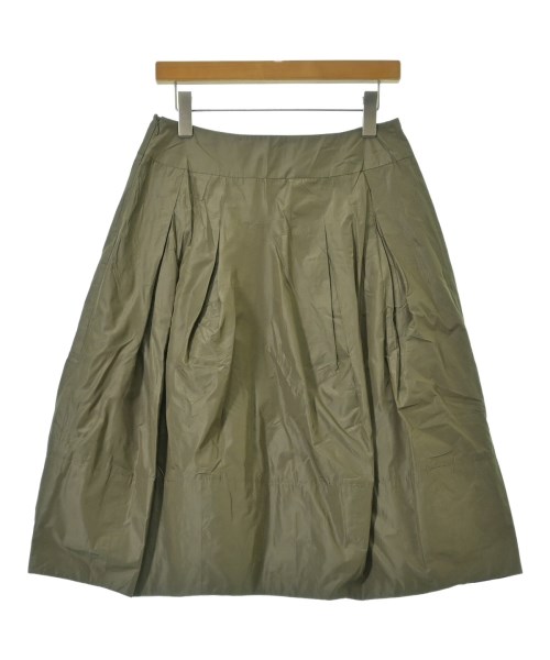 HIROKO KOSHINO（ヒロコ　コシノ）ひざ丈スカート カーキ サイズ:40(M位) レディース/2200649641031