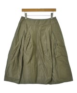 HIROKO KOSHINO（ヒロコ　コシノ）ひざ丈スカート カーキ サイズ:40(M位) レディース/2200649641031