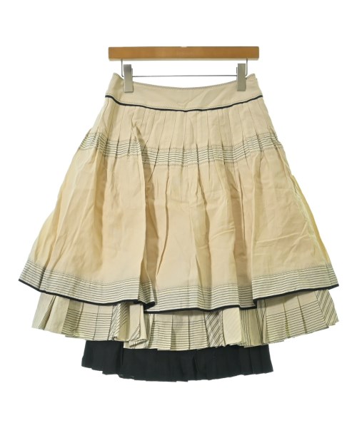 HIROKO KOSHINO(ヒロコ　コシノ)ひざ丈スカート ベージュ サイズ:40(M位)/2200649641062