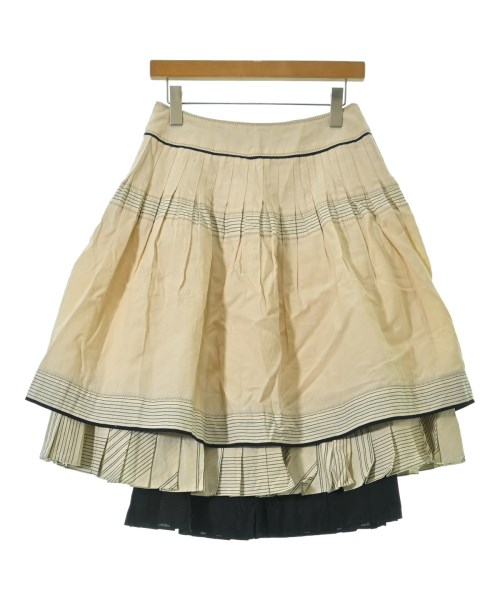 HIROKO KOSHINO（ヒロコ　コシノ）ひざ丈スカート ベージュ サイズ:40(M位) レディース/2200649641062