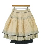 HIROKO KOSHINO（ヒロコ　コシノ）ひざ丈スカート ベージュ サイズ:40(M位) レディース/2200649641062