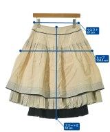HIROKO KOSHINO（ヒロコ　コシノ）ひざ丈スカート ベージュ サイズ:40(M位) レディース/2200649641062