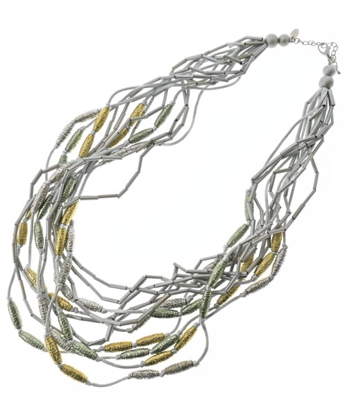 HIROKO KOSHINO(ヒロコ　コシノ)ネックレス グレー サイズ:-/2200649641086