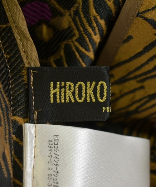 HIROKO KOSHINO（ヒロコ　コシノ）テーラードジャケット 茶 サイズ:40(M位) レディース/2200694727810