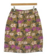 HIROKO KOSHINO（ヒロコ　コシノ）ひざ丈スカート 茶 サイズ:38(S位) レディース/2200694727971