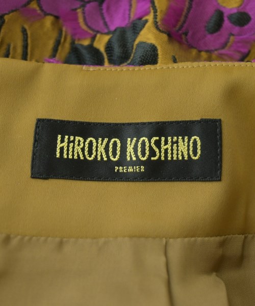 HIROKO KOSHINO（ヒロコ　コシノ）ひざ丈スカート 茶 サイズ:40(M位) レディース/2200694727988