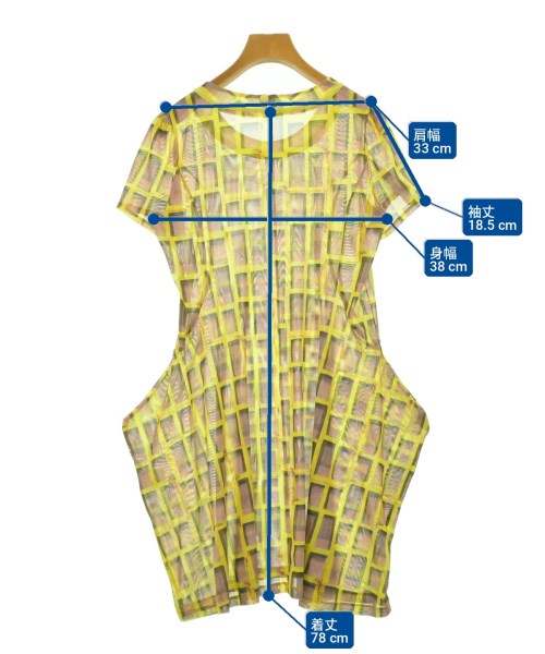 HIROKO KOSHINO（ヒロコ　コシノ）Tシャツ・カットソー 黄 サイズ:38(S位) レディース/2200690298079