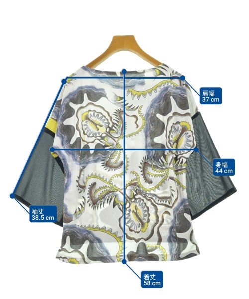 HIROKO KOSHINO（ヒロコ　コシノ）Tシャツ・カットソー 白 サイズ:38(S位) レディース/2200690298116