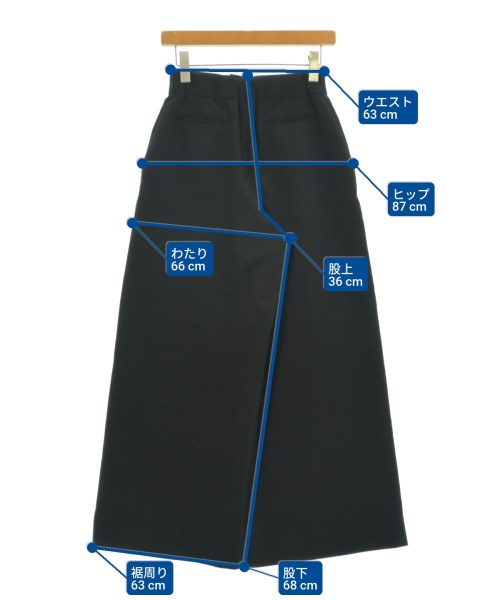 HIROKO KOSHINO（ヒロコ　コシノ）スラックス 黒 サイズ:38(S位) レディース/2200665223020