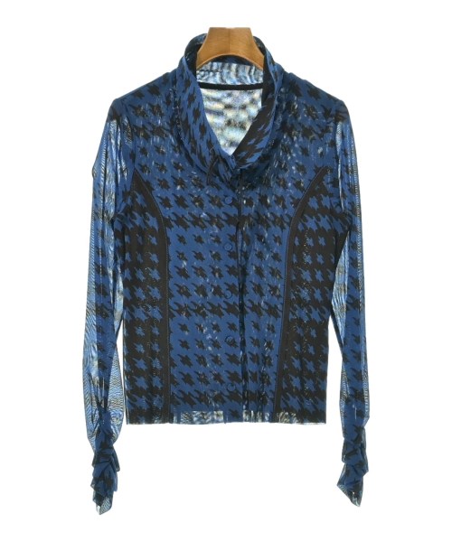 HIROKO KOSHINO(ヒロコ　コシノ)カジュアルシャツ 青 サイズ:38(S位)/2200665389108