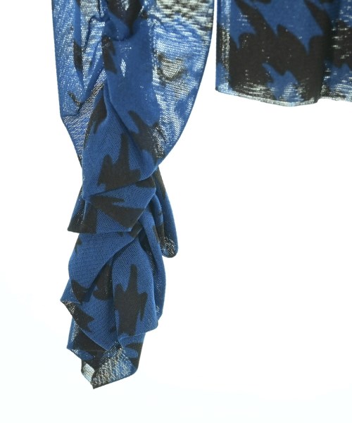 HIROKO KOSHINO（ヒロコ　コシノ）カジュアルシャツ 青 サイズ:38(S位) レディース/2200665389108