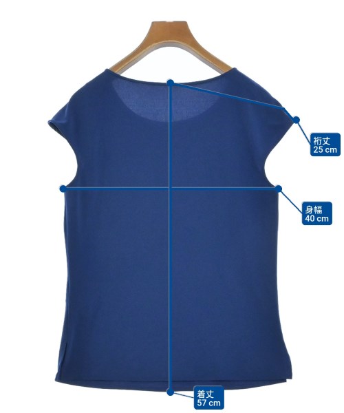 HIROKO KOSHINO（ヒロコ　コシノ）Tシャツ・カットソー 青 サイズ:38(S位) レディース/2200665389214